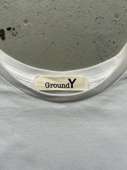 Yohji Yamamoto Ground Y White Logo Short Sleeve (4)