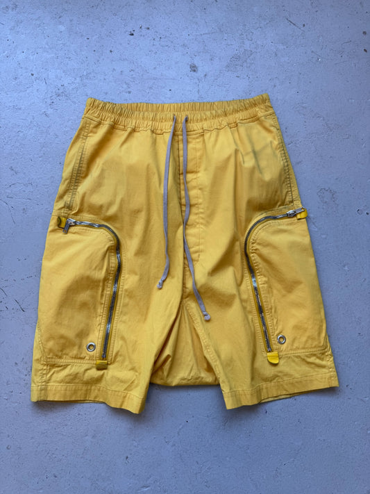 Rick Owens SS20 Tecuatl Lemon Baushaus Cargo Shorts (52)