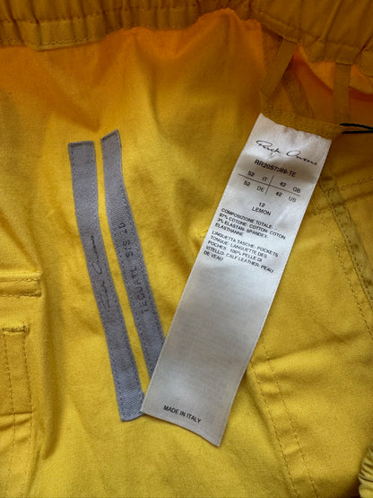 Rick Owens SS20 Tecuatl Lemon Baushaus Cargo Shorts (52)