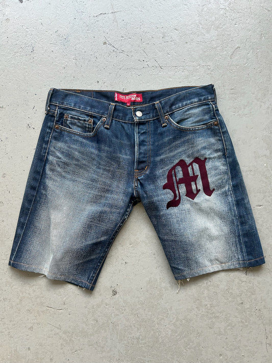 Junya Watanabe Comme Des Garcons Man X Levi's 2002 Denim Shorts (M)