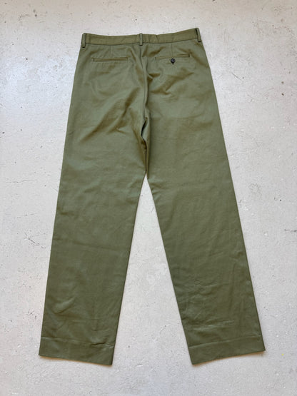 Balenciaga Paris Olive Trousers (44)