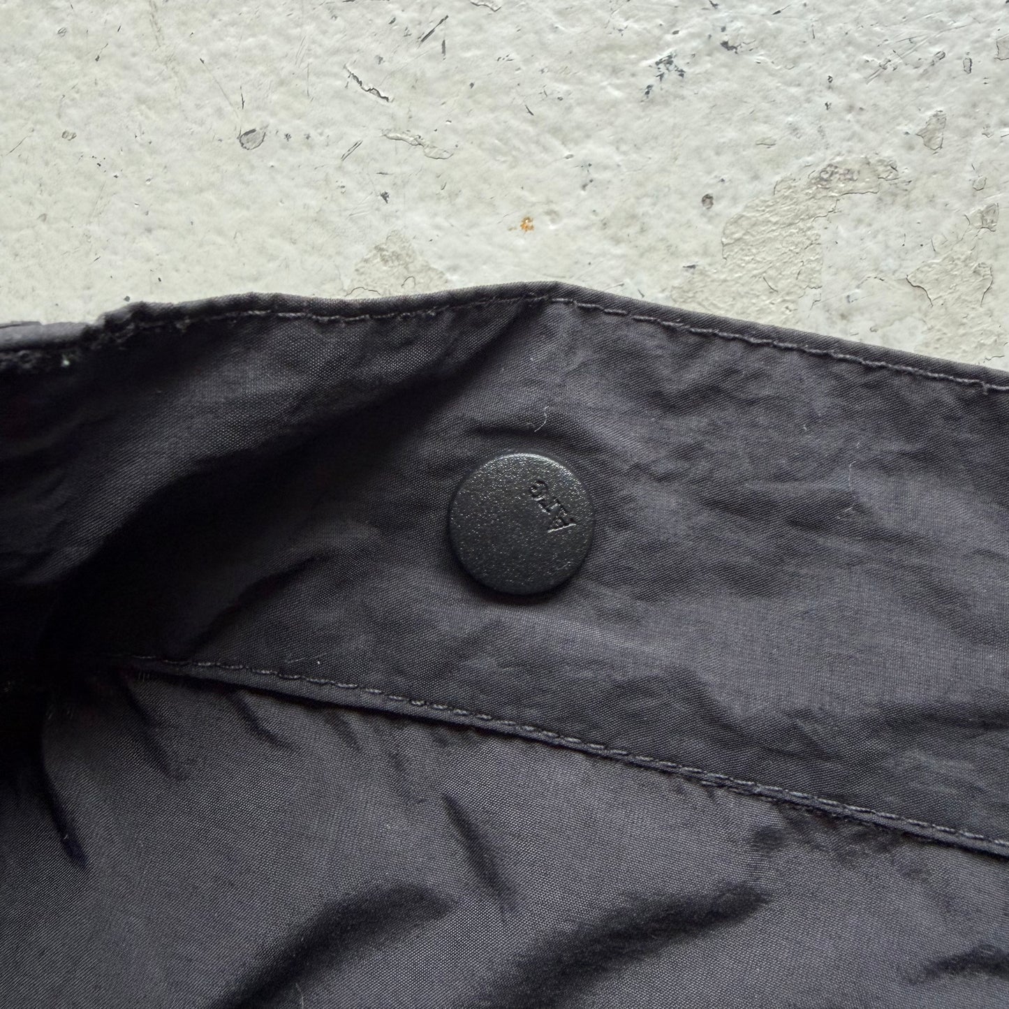 Archival Black Nylon Shorts (M)
