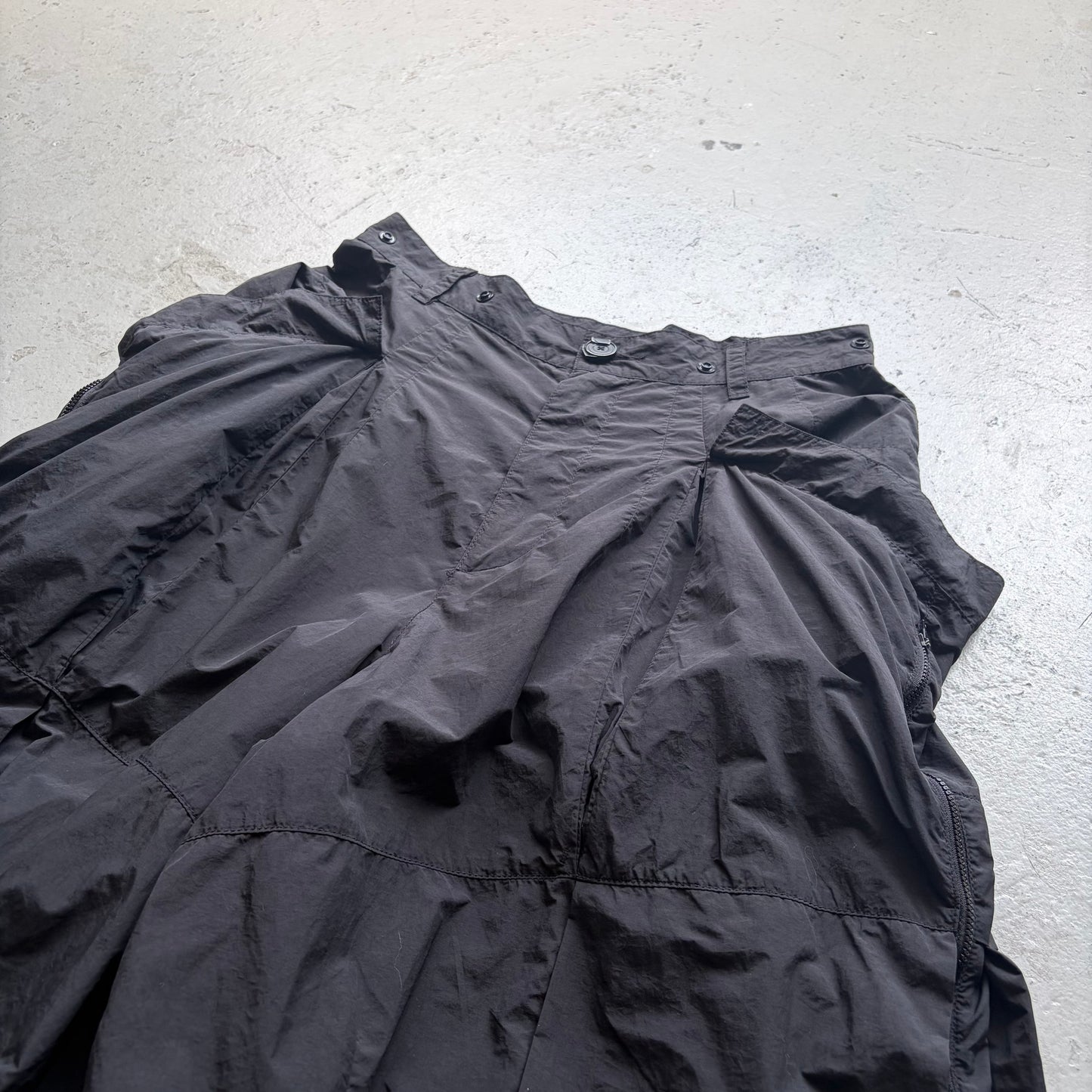 Archival Black Nylon Shorts (M)