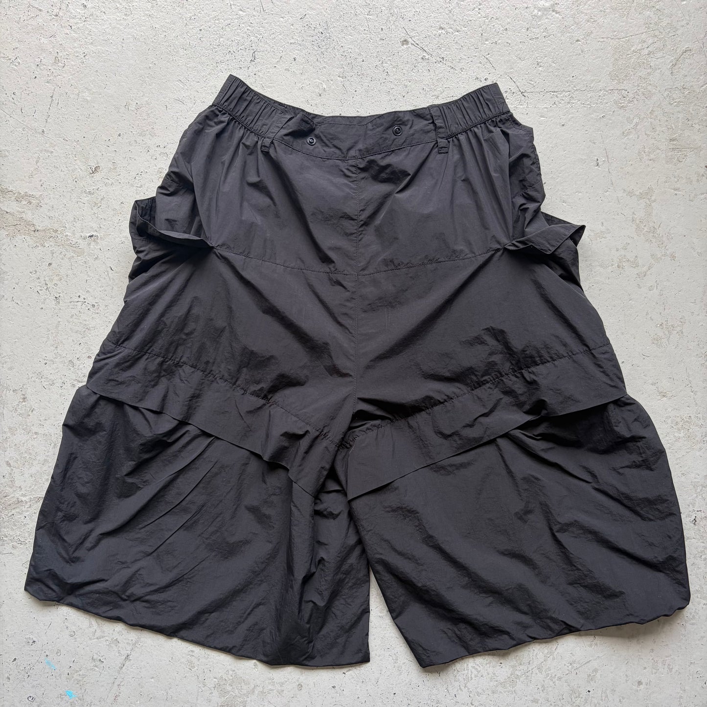 Archival Black Nylon Shorts (M)