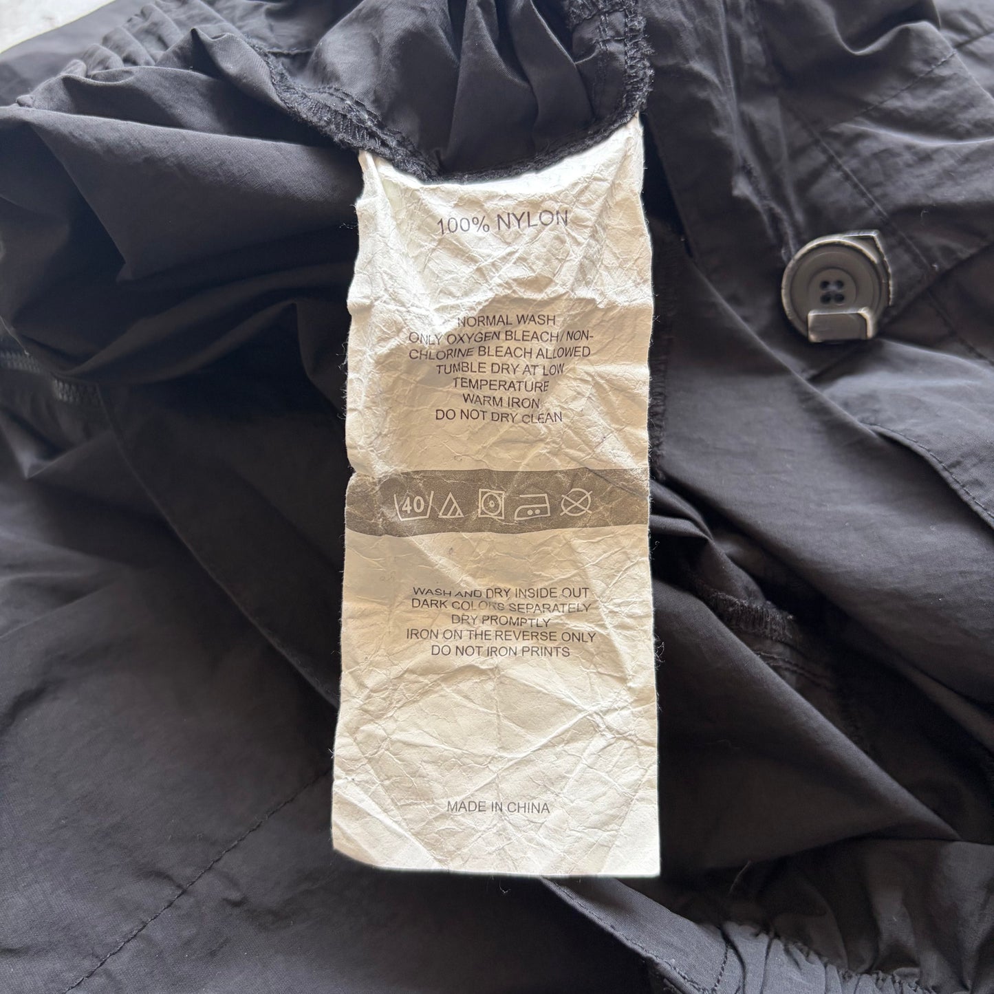 Archival Black Nylon Shorts (M)