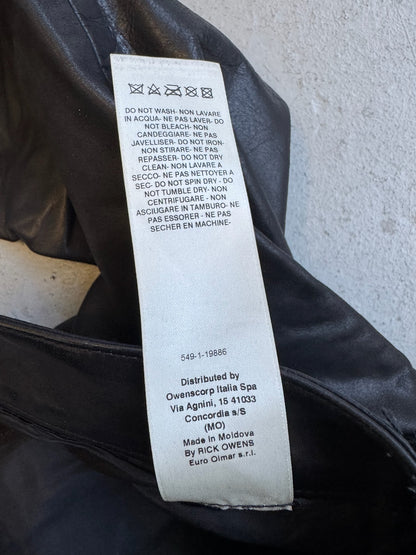 Rick Owens FW22 Strobe Leather Bottoms (46)