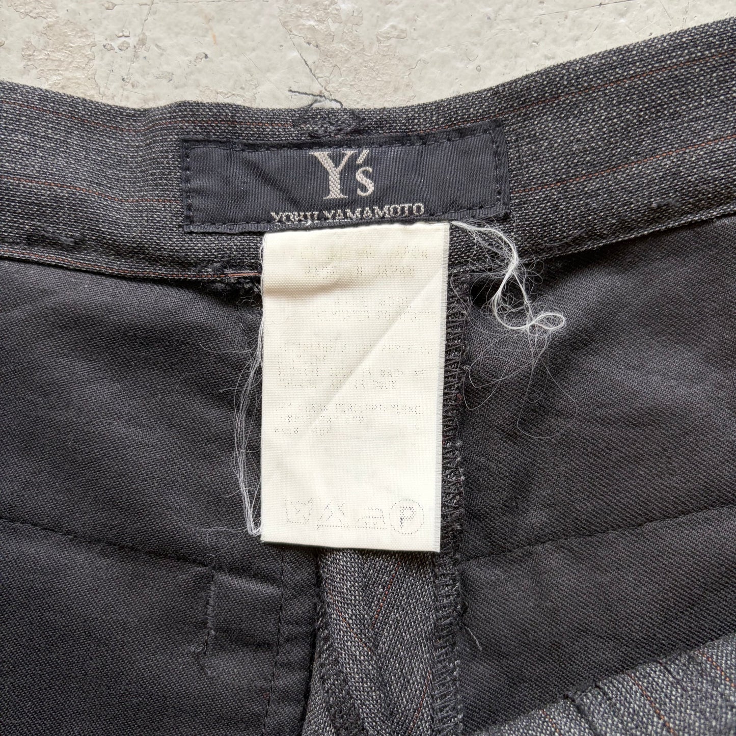 Y's By Yohji Yamamoto Grey Trousers (33)