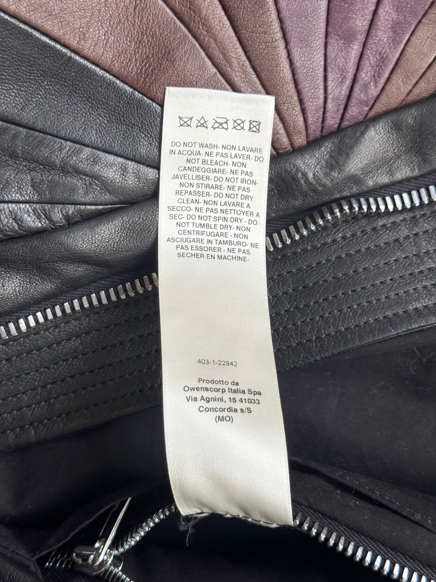 Rick Owens FW23 Luxor Leather Hooded Heavy Jacket (56)
