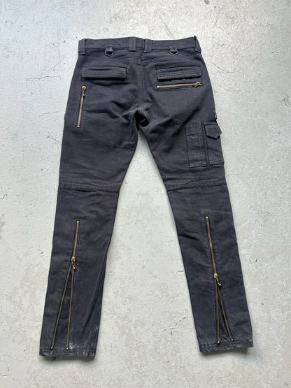 Blackmeans Denim Zipper Biker Bottoms (2)