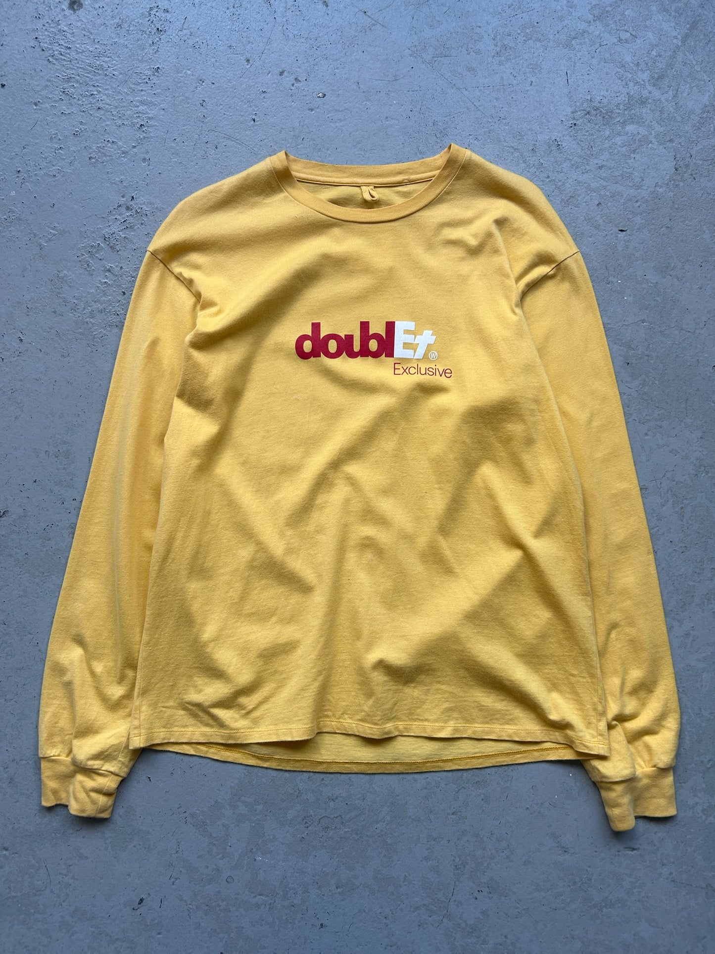 Doublet Chaos Print Yellow Long Sleeve Shirt (S)