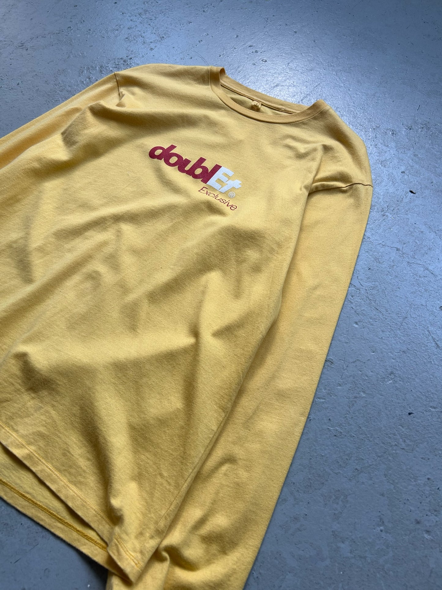 Doublet Chaos Print Yellow Long Sleeve Shirt (S)