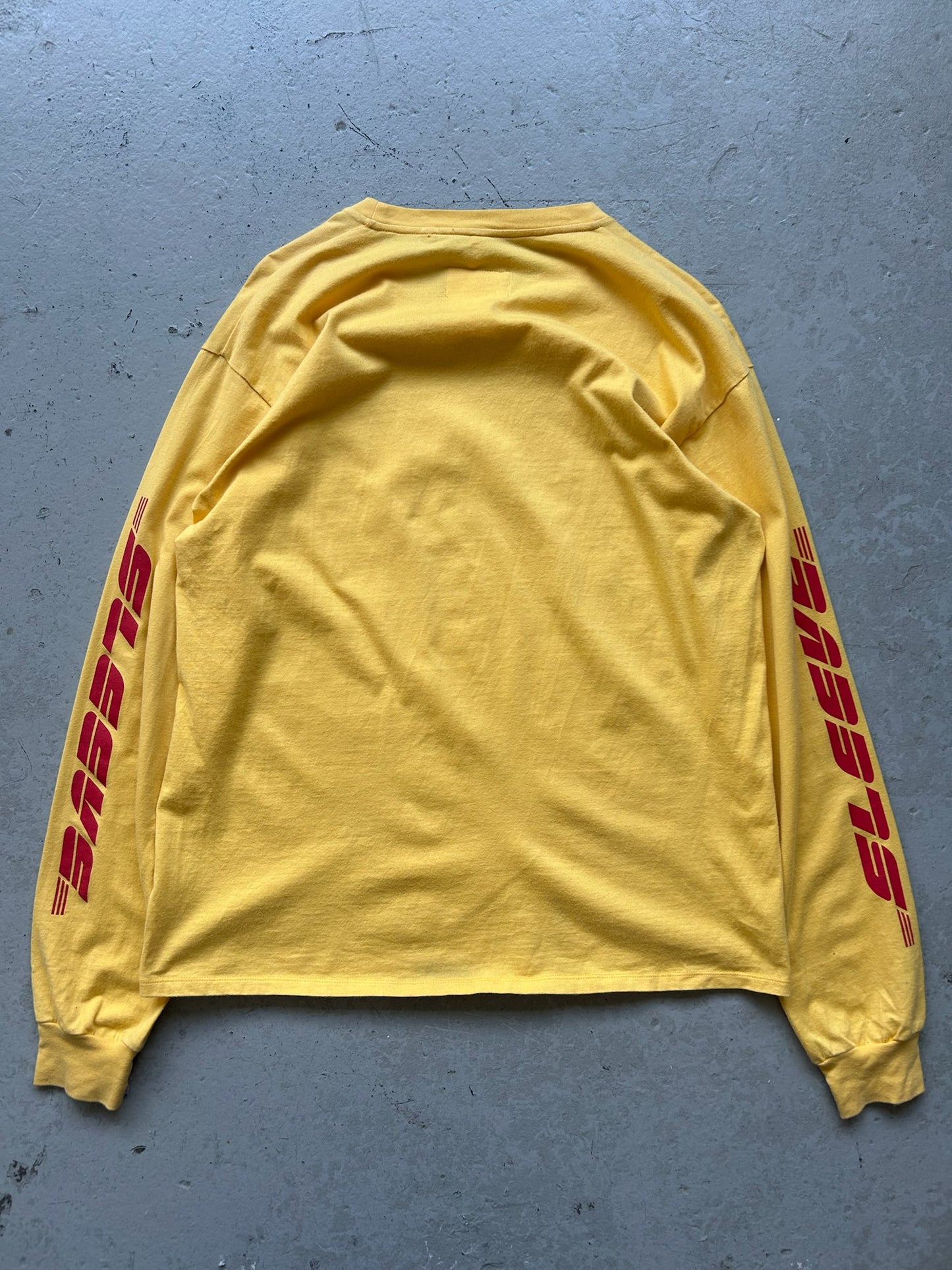 Doublet Chaos Print Yellow Long Sleeve Shirt (S)