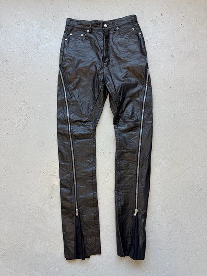 Rick Owens Edfu SS23 Grained Lamb Leather Bolan Banana Cut (30)