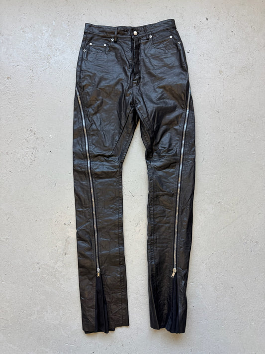 Rick Owens Edfu SS23 Grained Lamb Leather Bolan Banana Cut (30)