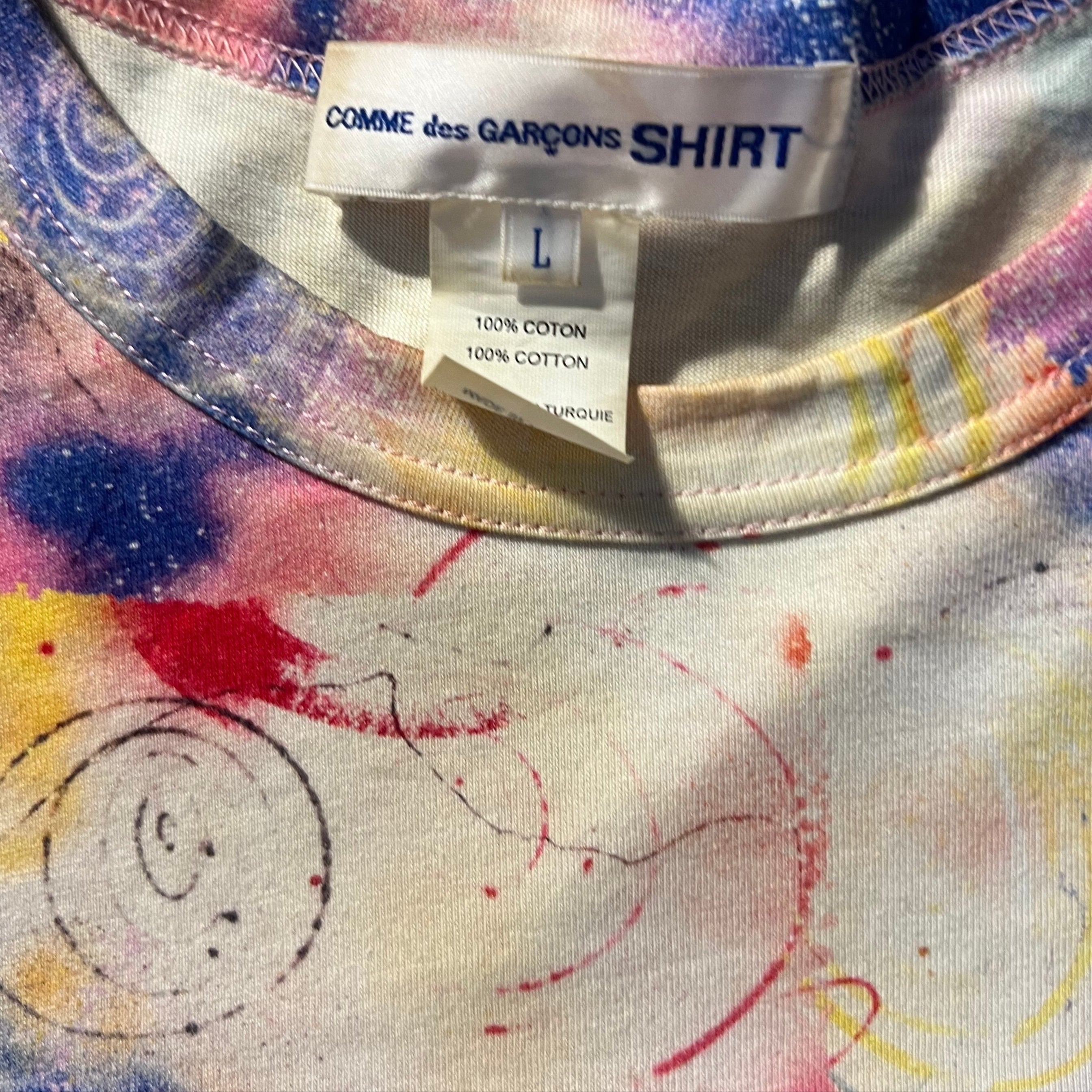 トップス COMME des GARCONS - design tie dye t Comme Des Garçons Shirt tie-dye Graphic Print Jacket | Pink