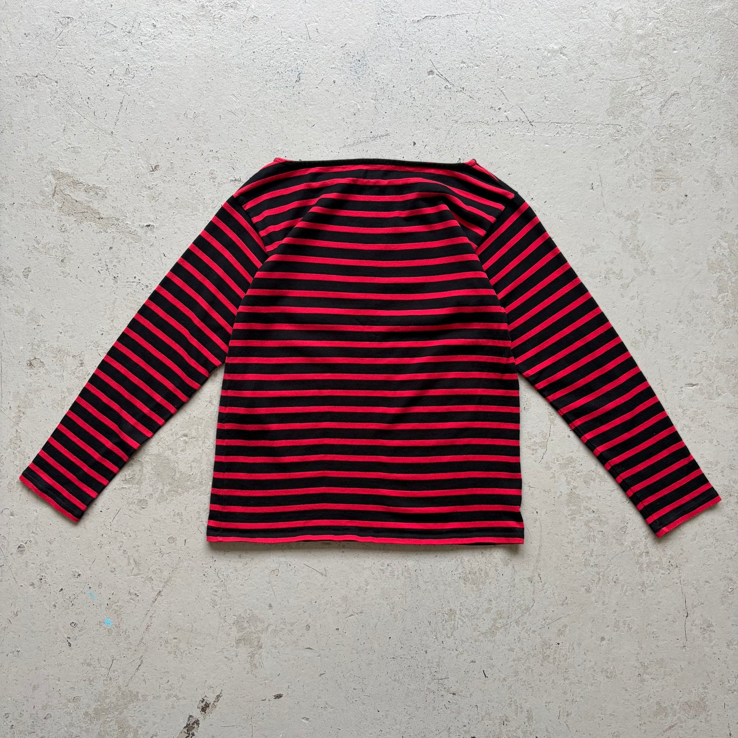 Saint Laurent Paris 2015 Black & Red Striped Long Sleeve (S)
