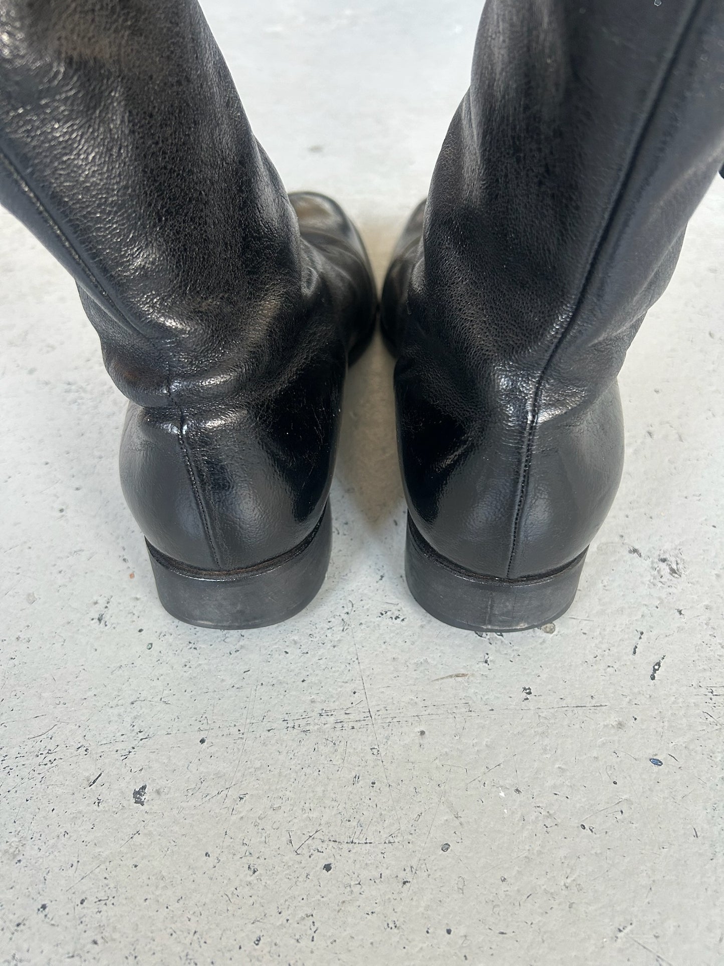 Yohji Yamamoto x Cherevichkiotvichki 2017 Black Leather Zip Boots (43)