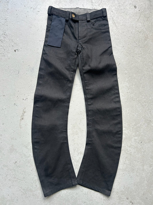 Denis Simachev Black J Cut Denim (44)