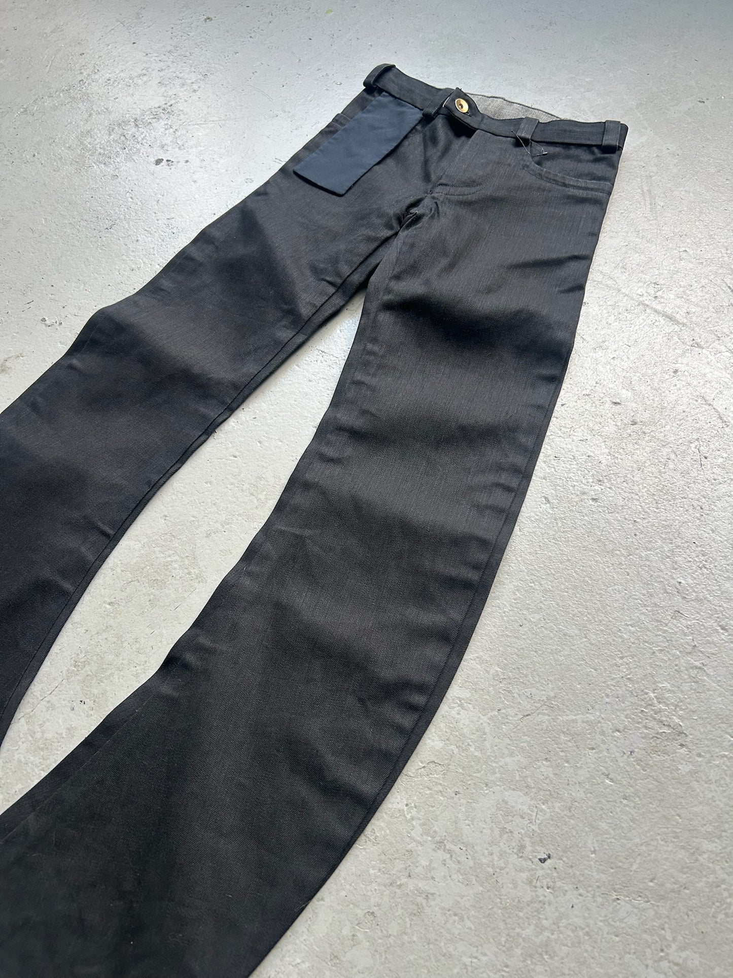 Denis Simachev Black J Cut Denim (44)