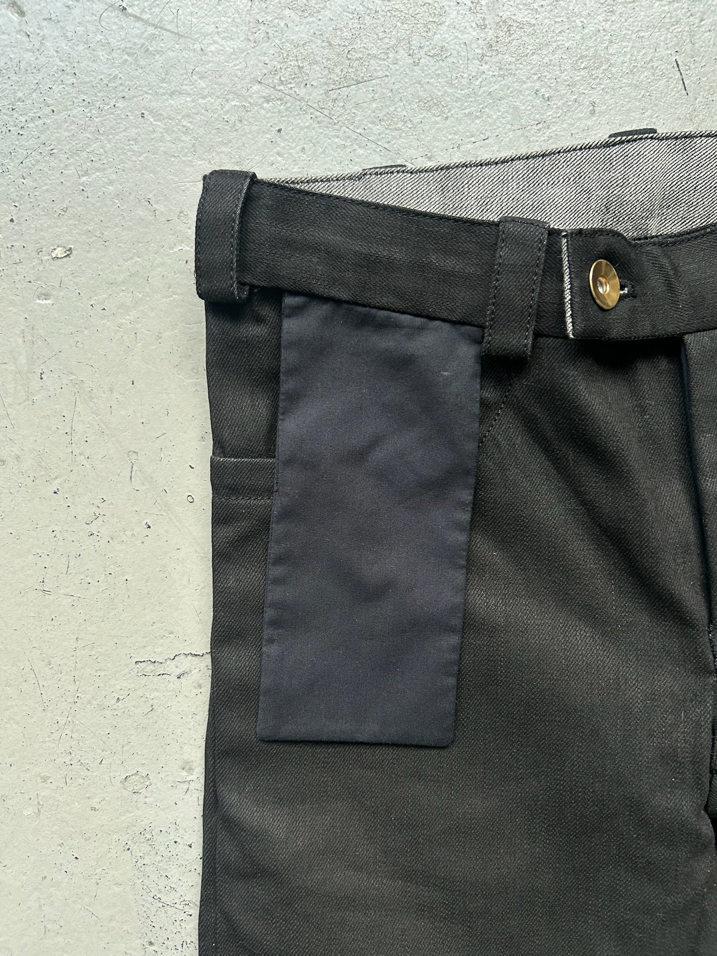 Denis Simachev Black J Cut Denim (44)