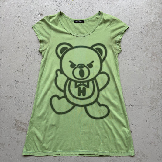 Hysteric Glamour Mint Green Bear Shirt Dress (Free)