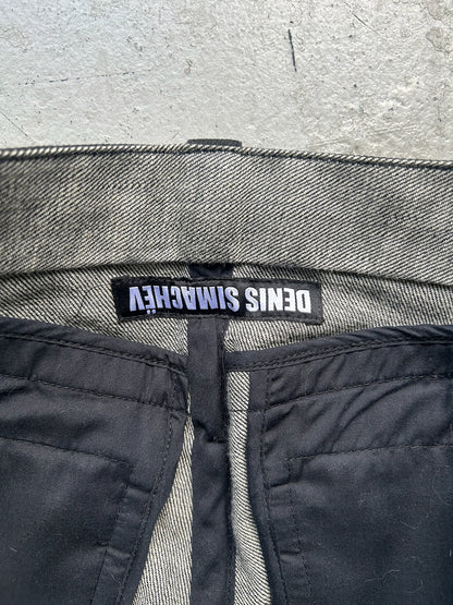 Denis Simachev Black J Cut Denim (44)
