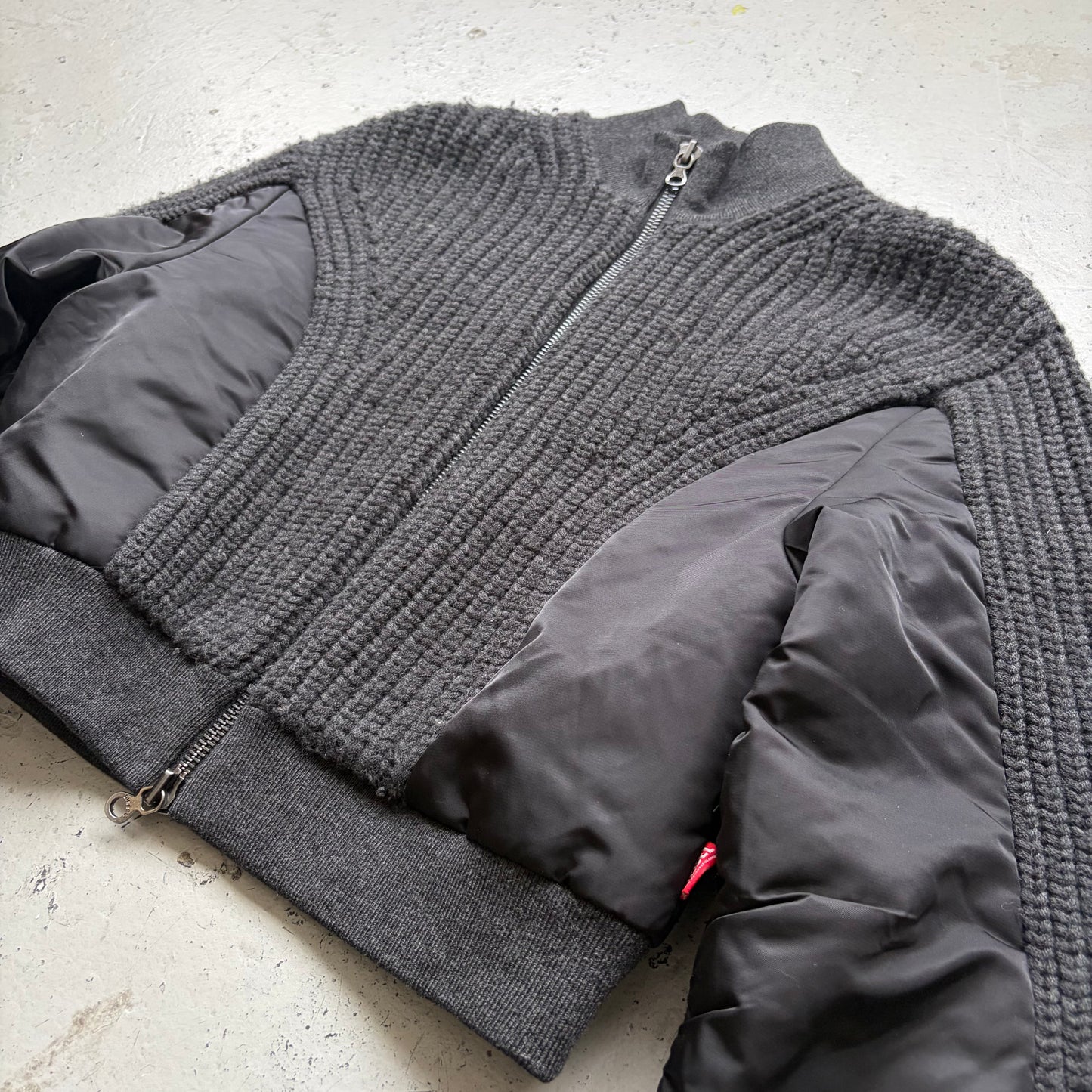 Diesel Knit Paneled Jacket (M)