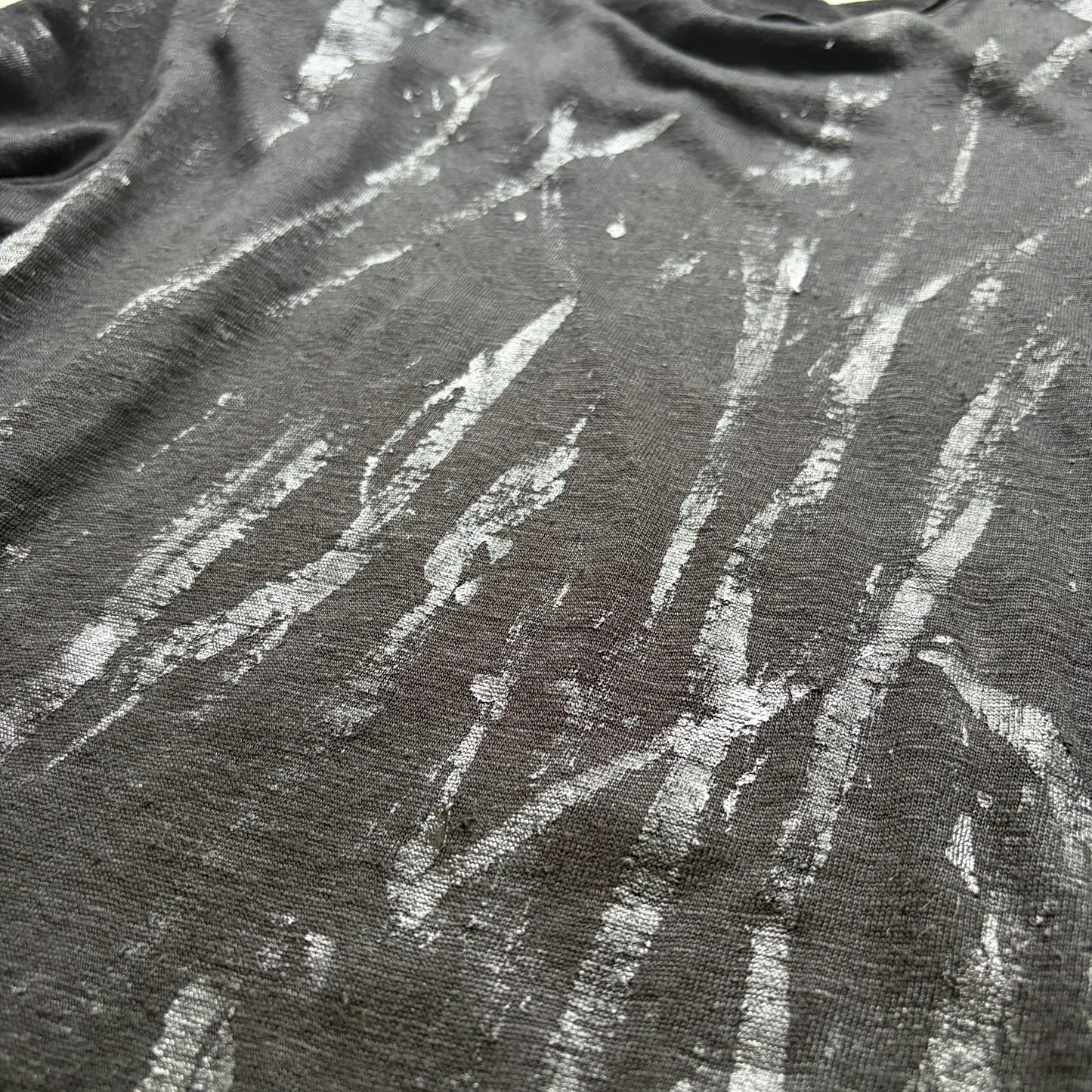 Fagassent By Toshiki Aoki AW14 Black Paint Splatter Short Sleeve (5)