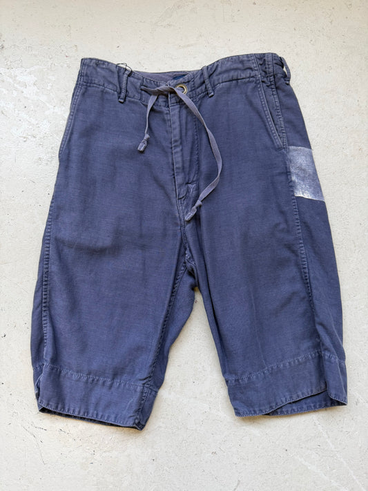 Kapital Block Line Navy Shorts (M)