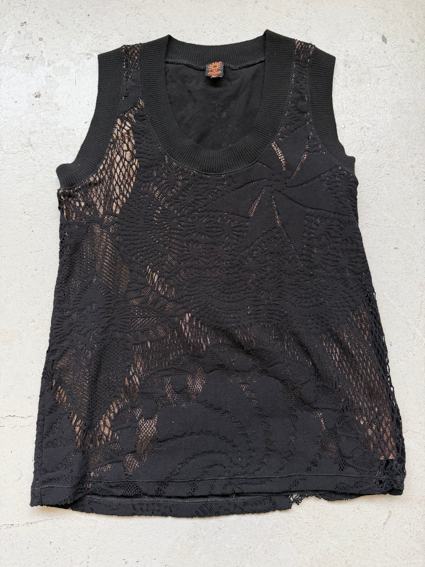 Jean Paul Gaultier Soleil Gold Lining Tank (S)