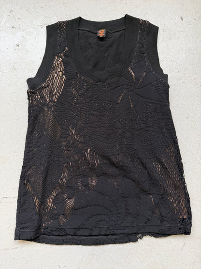 Jean Paul Gaultier Soleil Gold Lining Tank (S)