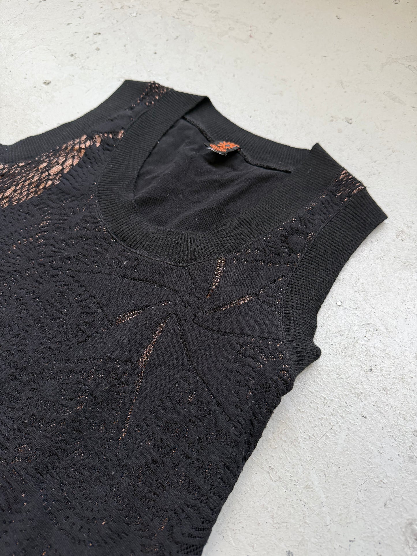 Jean Paul Gaultier Soleil Gold Lining Tank (S)