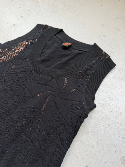 Jean Paul Gaultier Soleil Gold Lining Tank (S)