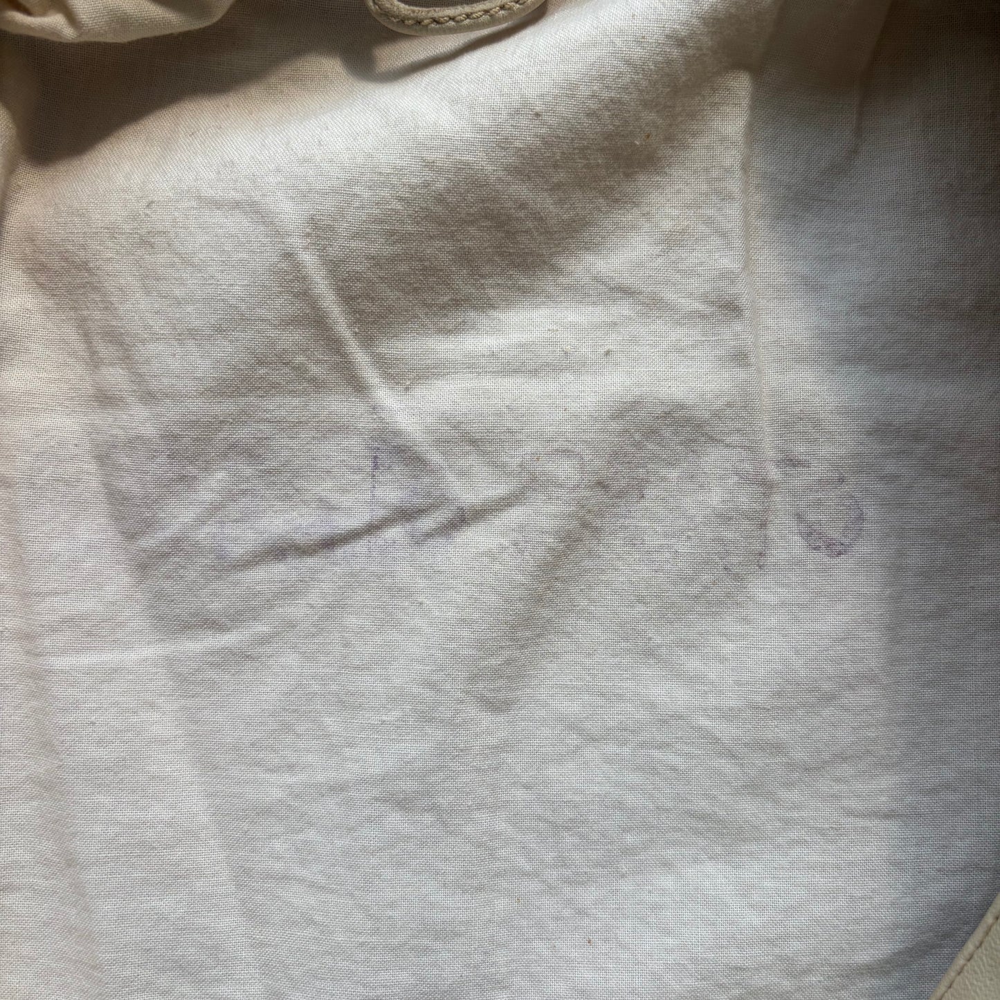 Giorgio Brato Cream Button Up Leather Shirt (42)
