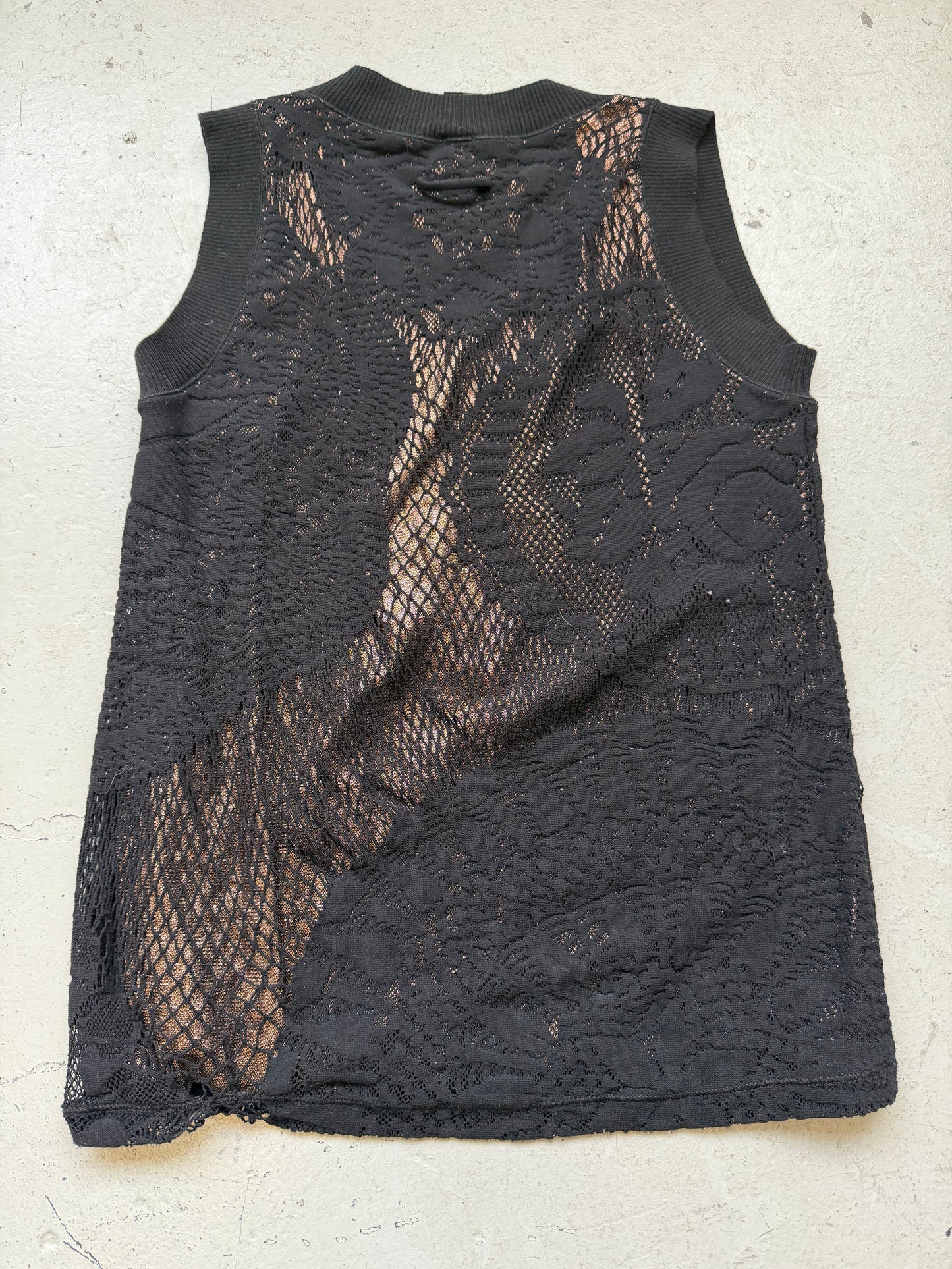 Jean Paul Gaultier Soleil Gold Lining Tank (S)