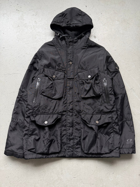 CP Company Black Multi Pocket Jacket (L)