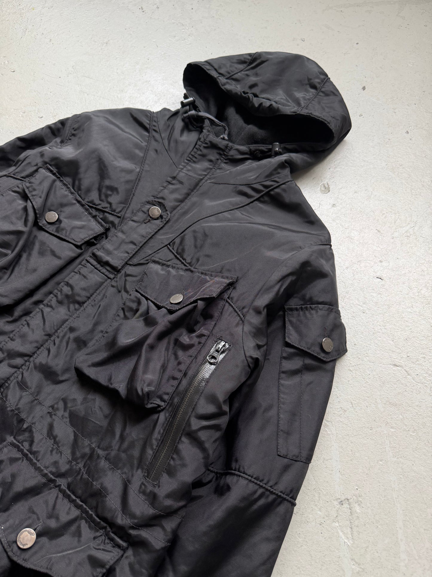 CP Company Black Multi Pocket Jacket (L)