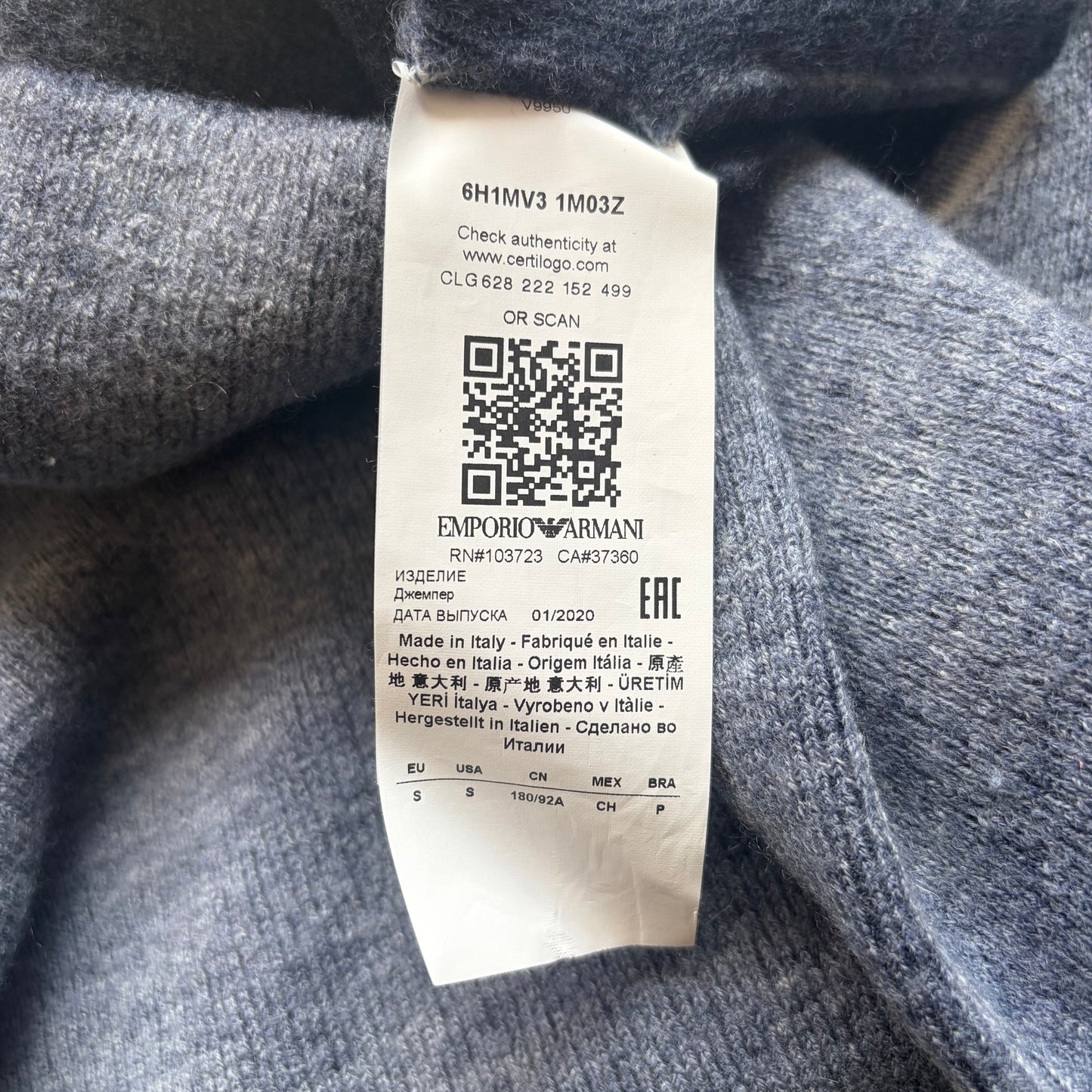 Emporio Armani Gradient Sweater (S)
