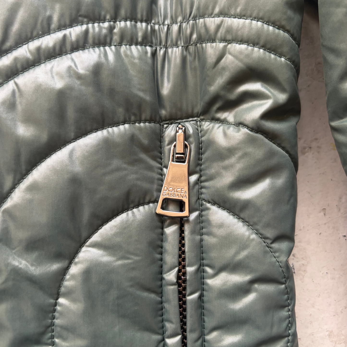 Dolce & Gabbana Green Circular Puffer (48)