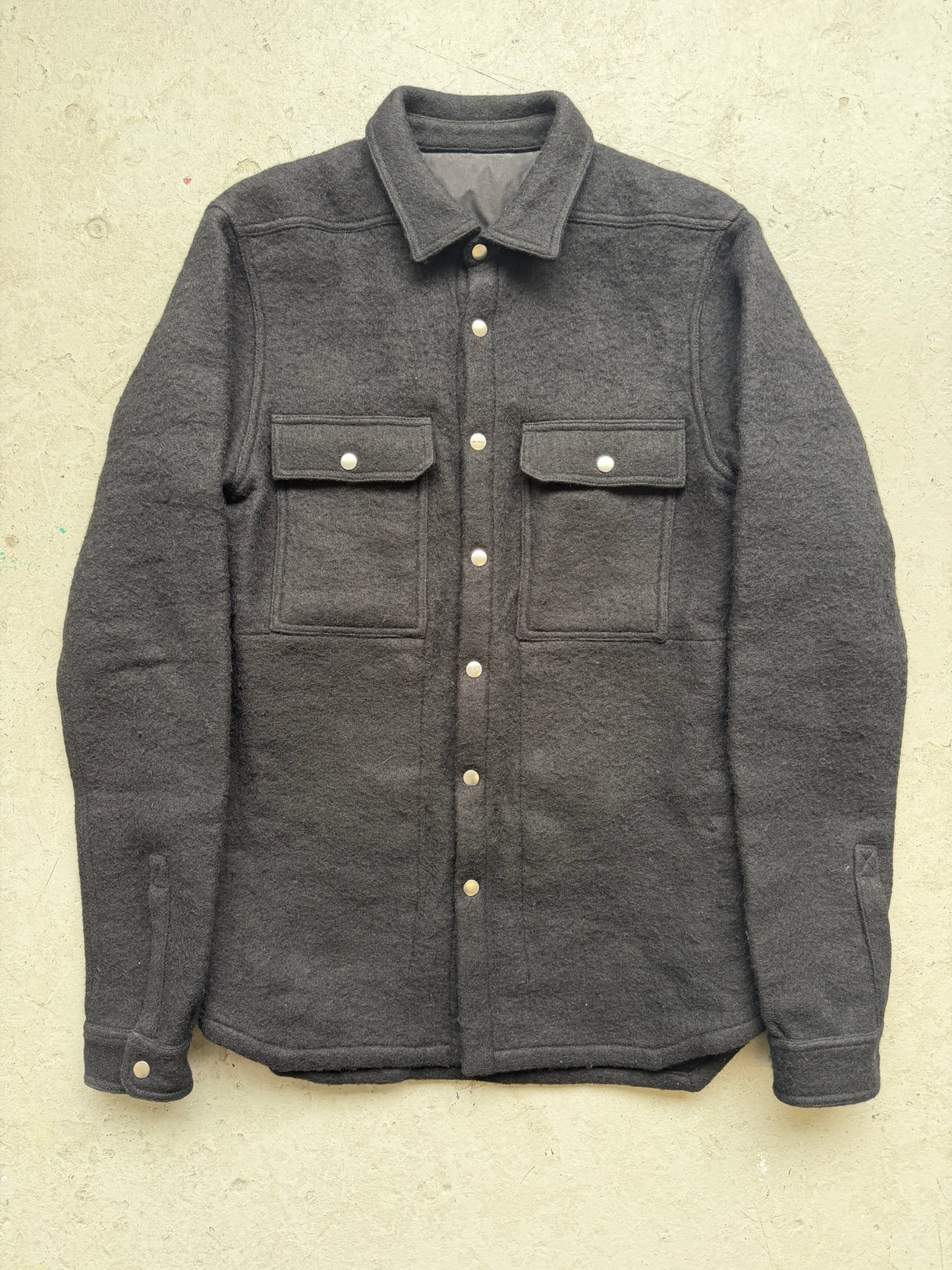 Rick Owens FW18 SISYPHUS Wool Outershirt (50)
