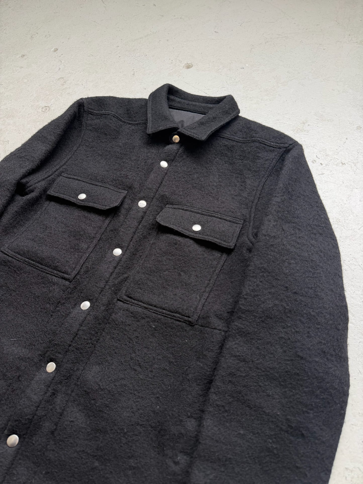 Rick Owens FW18 SISYPHUS Wool Outershirt (50)