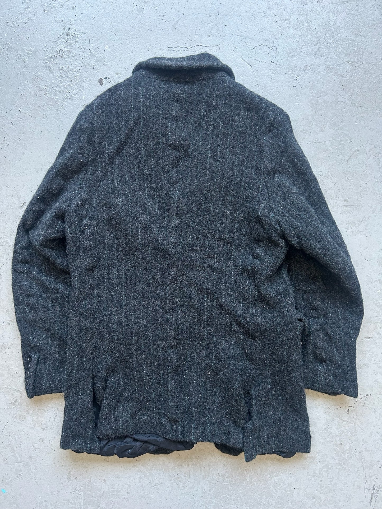 Comme Des Garcons Homme Deux 2023 Wool Pin Stripe Blazer (XL)