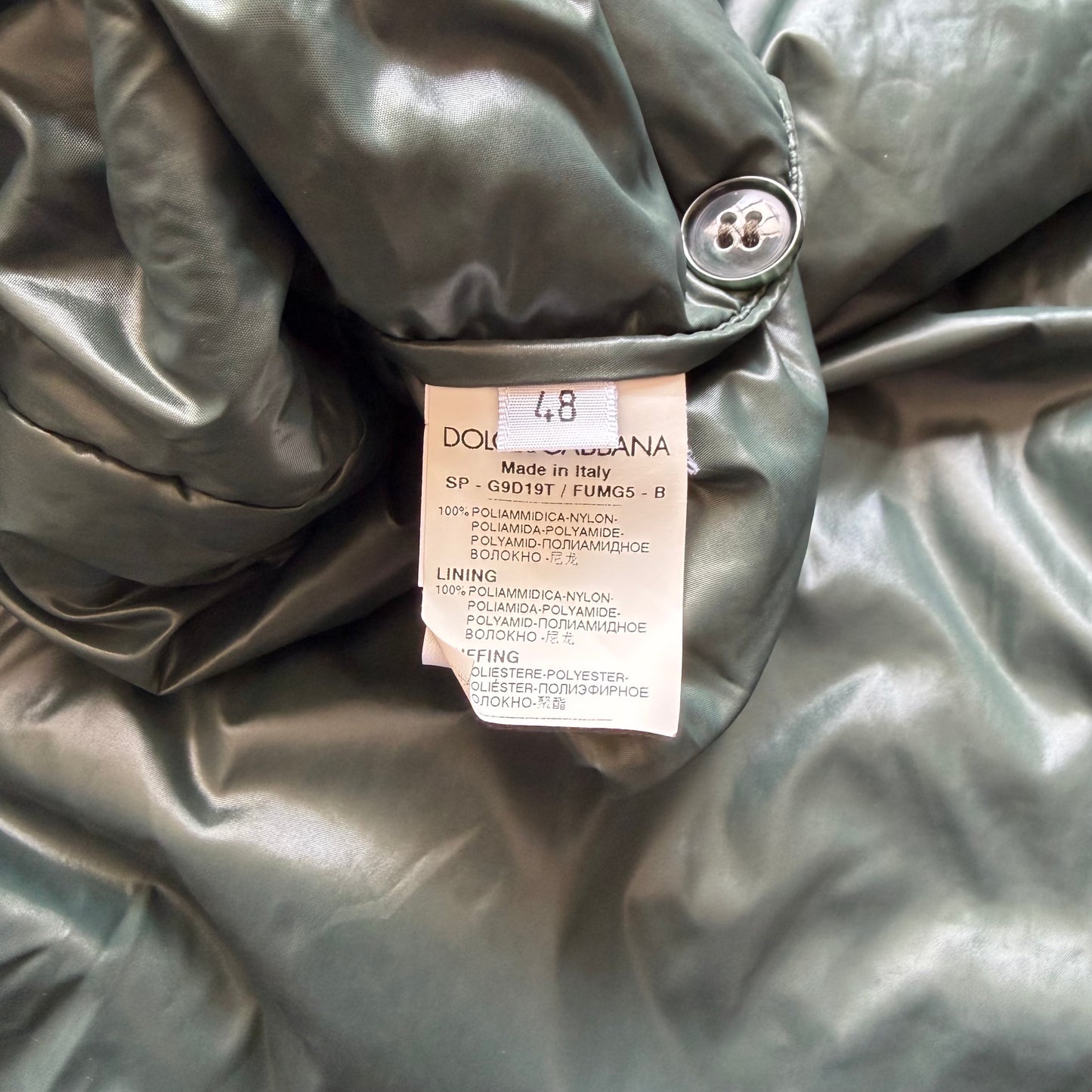 Dolce & Gabbana Green Circular Puffer (48)