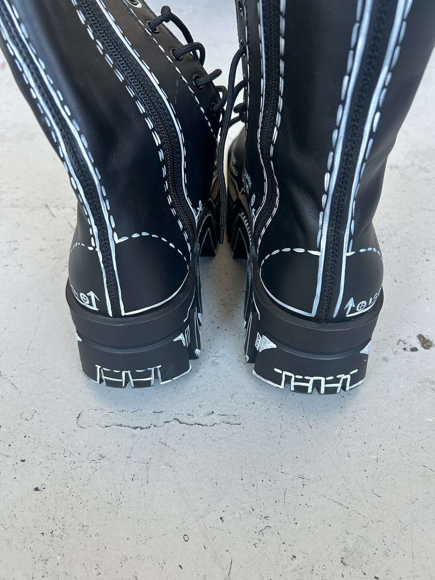 Balenciaga Grafiti Bulldozer Boots (41)