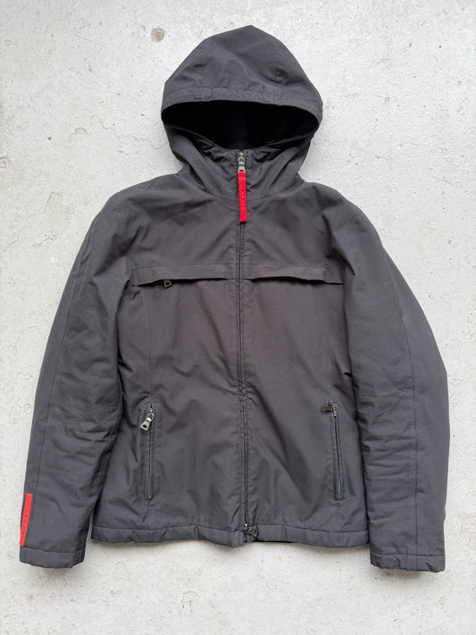 Prada Sport Zip Up Hooded Jacket (38)