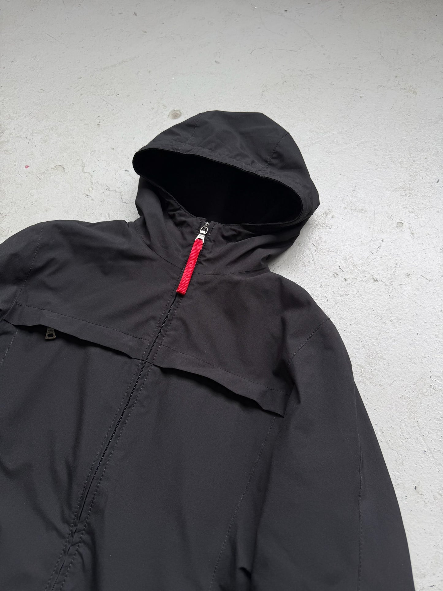 Prada Sport Zip Up Hooded Jacket (38)