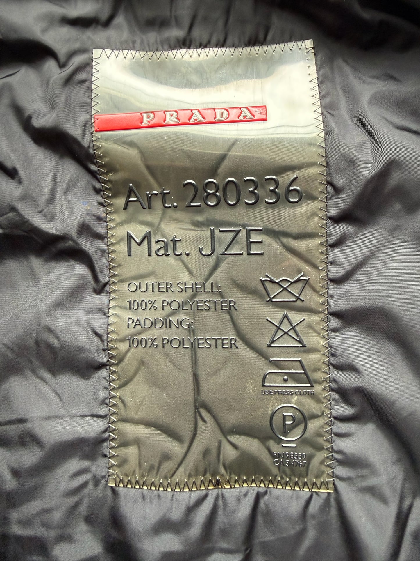 Prada Sport Zip Up Hooded Jacket (38)