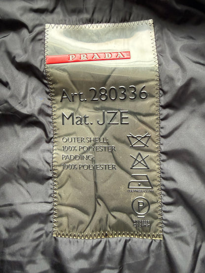 Prada Sport Zip Up Hooded Jacket (38)