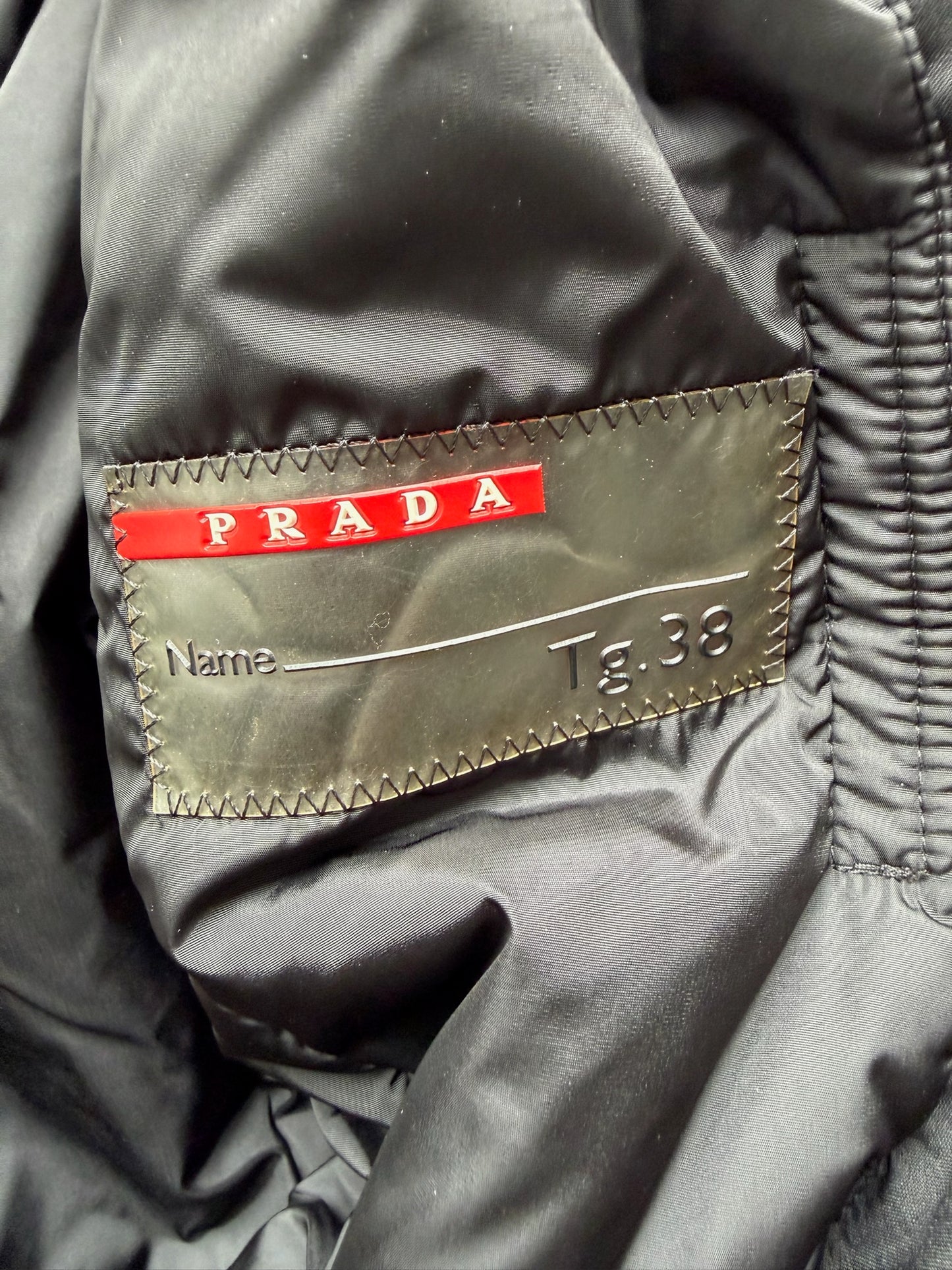 Prada Sport Zip Up Hooded Jacket (38)