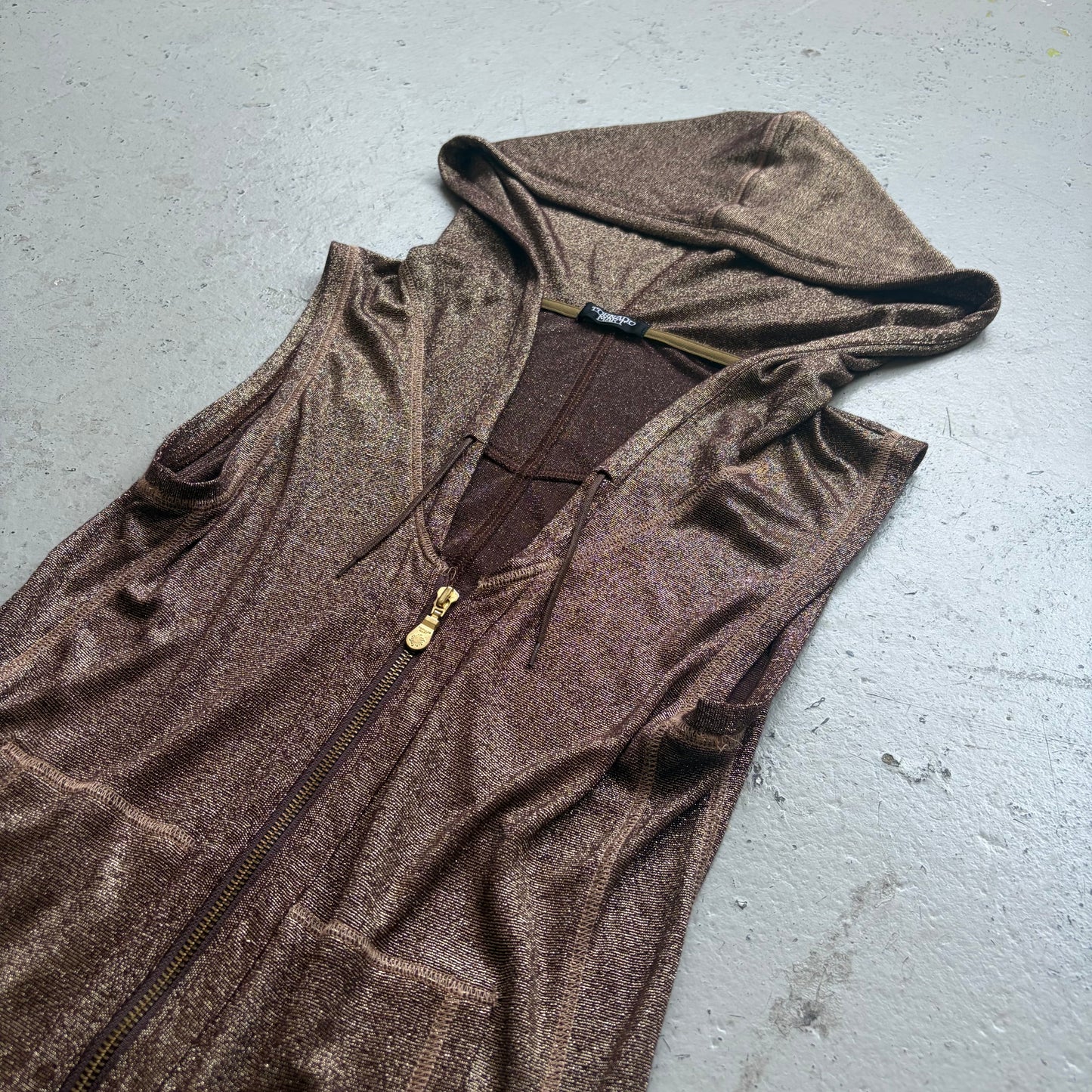 Tornado Mart Sleeveless Zip Up Hoodie (S)
